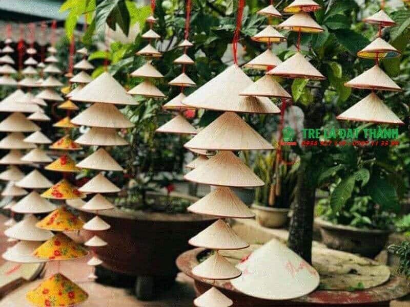 Nón Lá Trang Trí Tết